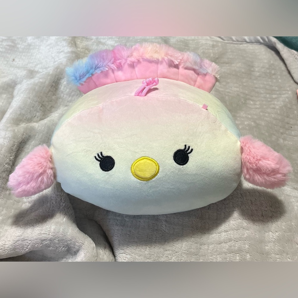 Squishmallows Stackable Briannika Rainbow Peacock 8 Inch Style Plush Collectible - Picture 1 of 5